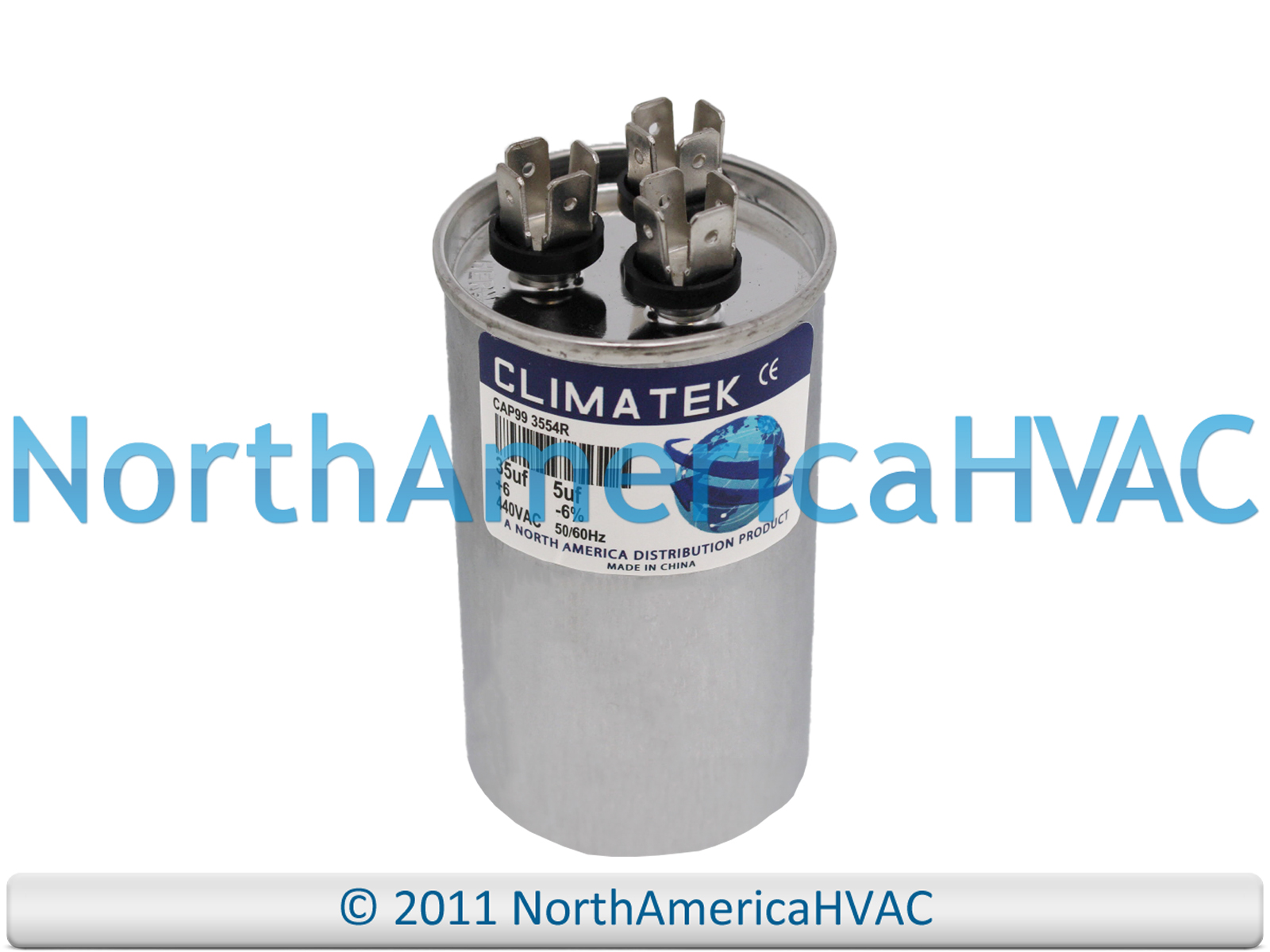 Capcom Run Capacitor 35/5 uf MFD 370 Volt Fits Lennox Armstrong